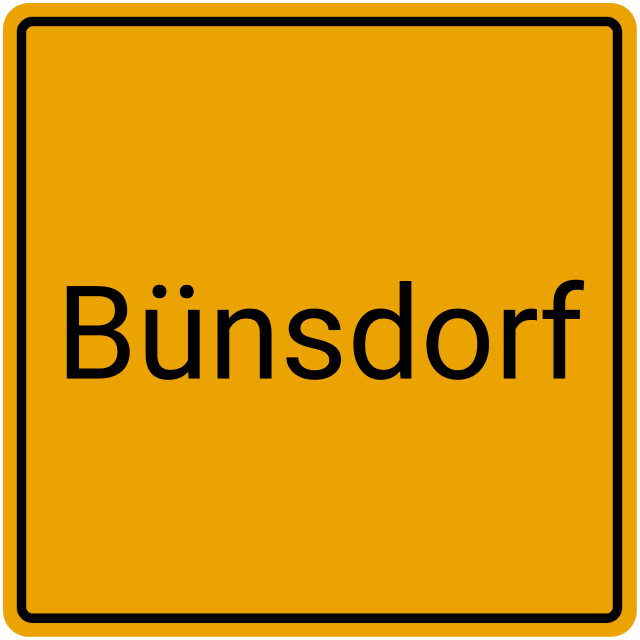 Meldebestätigung Bünsdorf