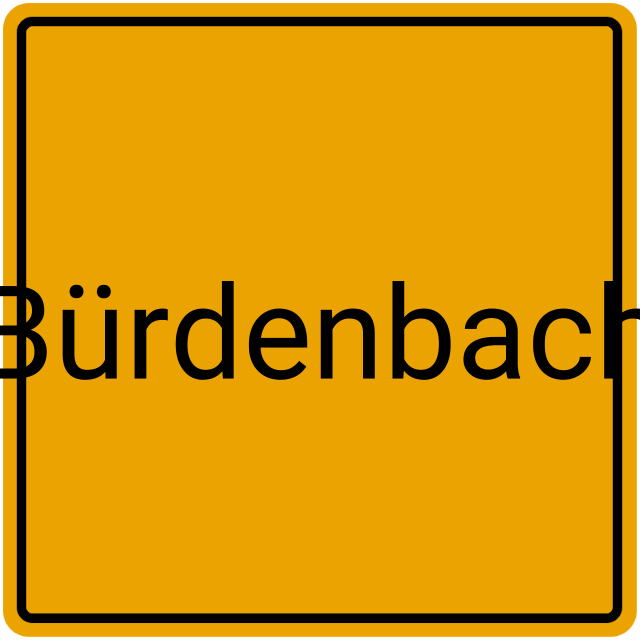 Meldebestätigung Bürdenbach