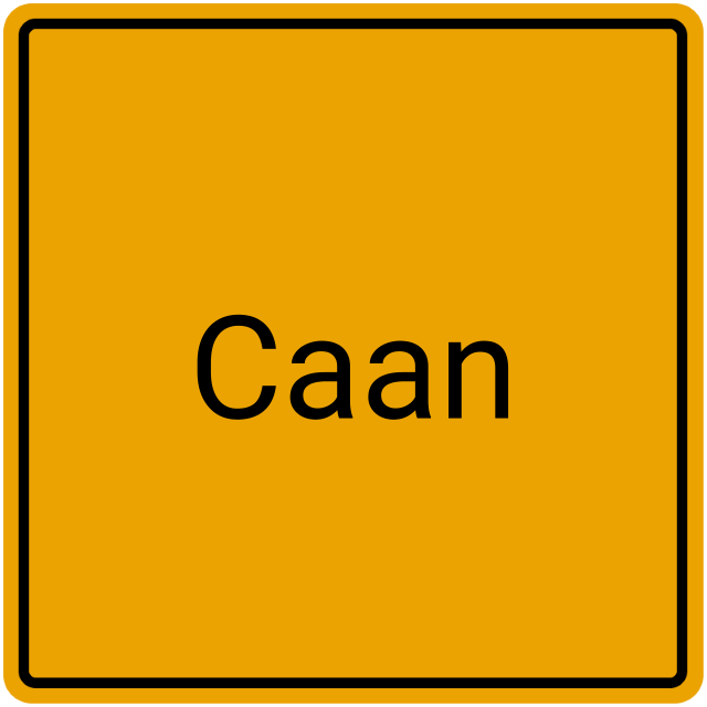 Meldebestätigung Caan