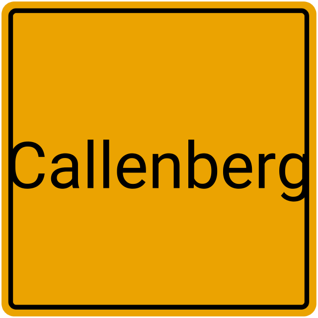 Meldebestätigung Callenberg