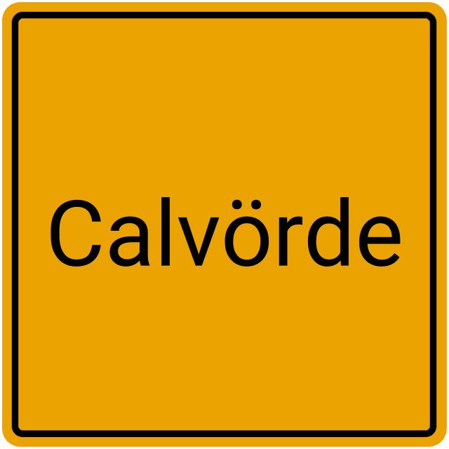 Meldebestätigung Calvörde