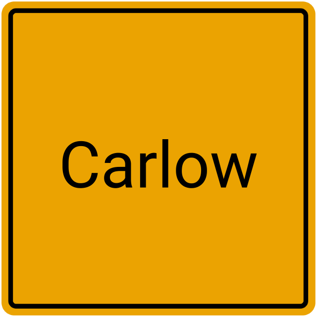 Meldebestätigung Carlow