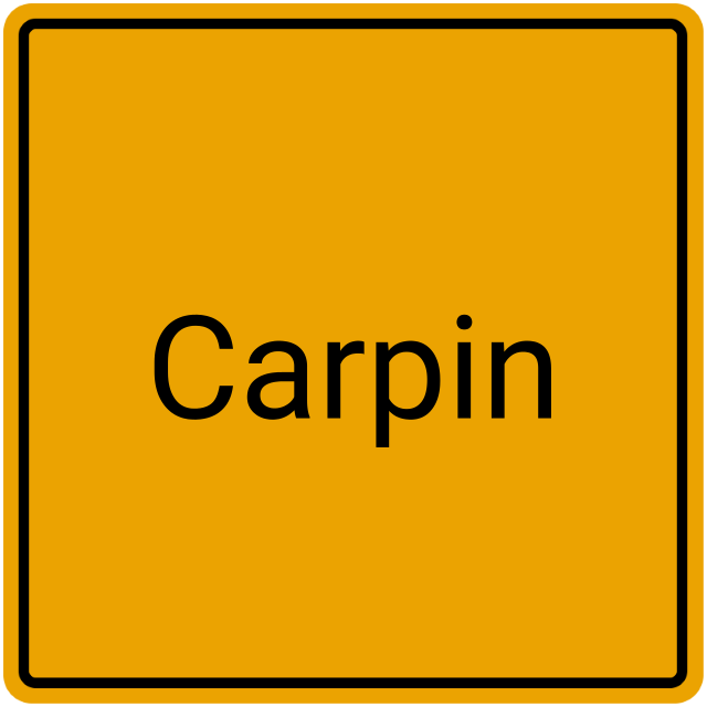 Meldebestätigung Carpin