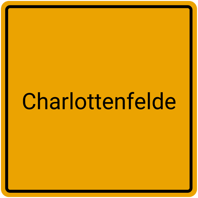 Meldebestätigung Charlottenfelde
