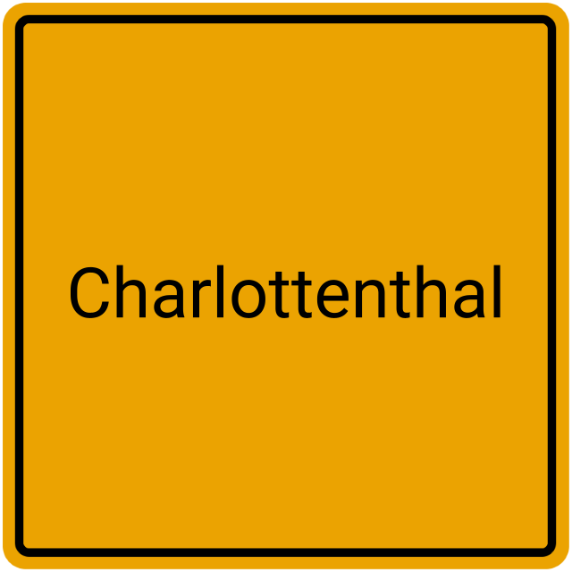 Meldebestätigung Charlottenthal