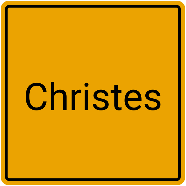 Meldebestätigung Christes