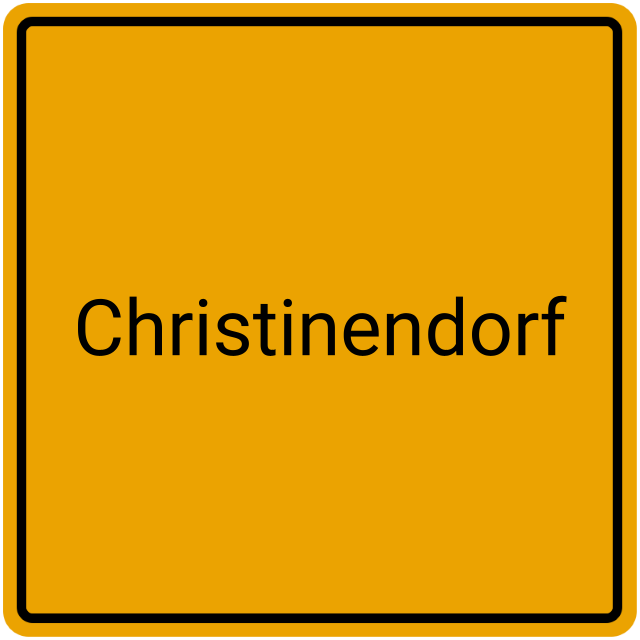 Meldebestätigung Christinendorf