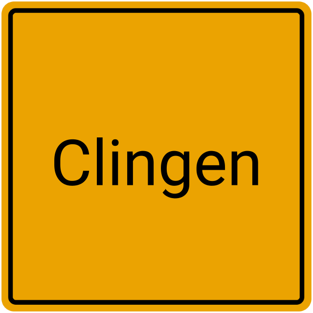 Meldebestätigung Clingen