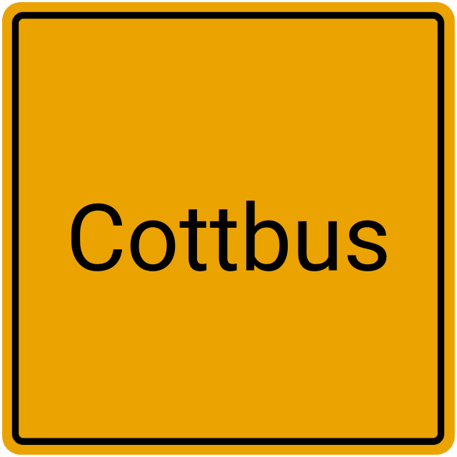 Meldebestätigung Cottbus