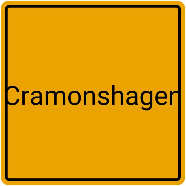 Meldebestätigung Cramonshagen