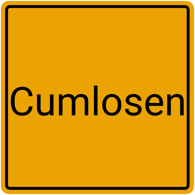 Meldebestätigung Cumlosen