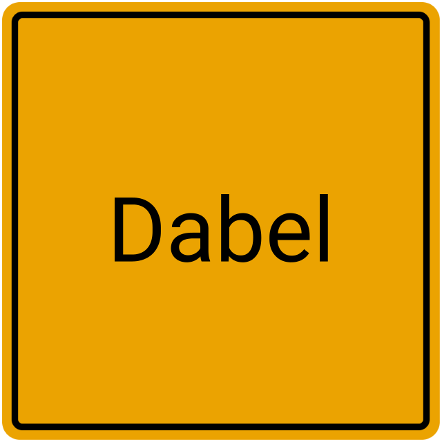 Meldebestätigung Dabel