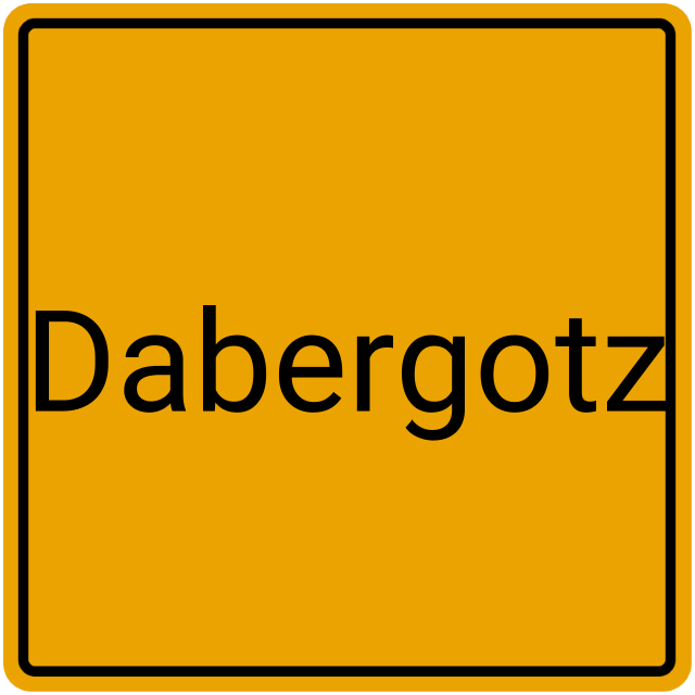 Meldebestätigung Dabergotz