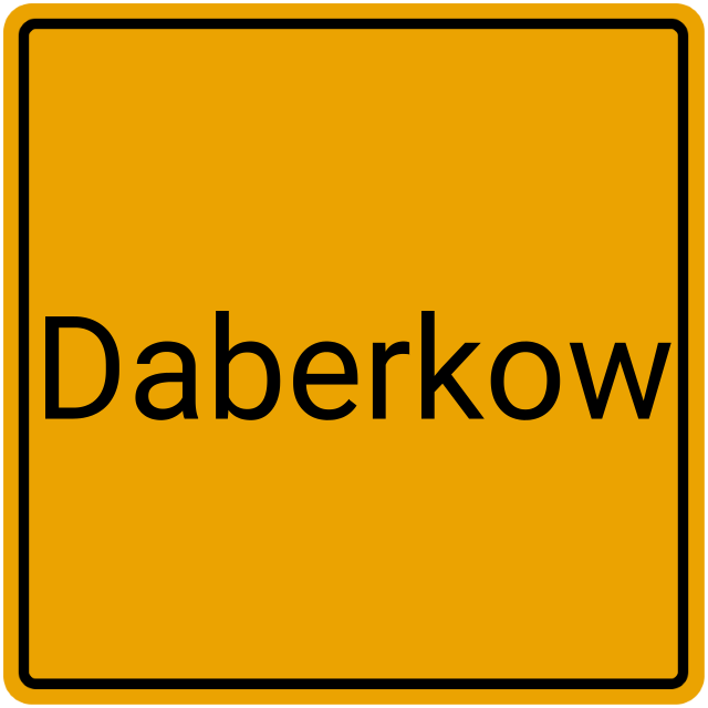 Meldebestätigung Daberkow