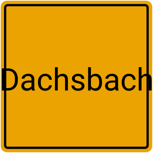 Meldebestätigung Dachsbach