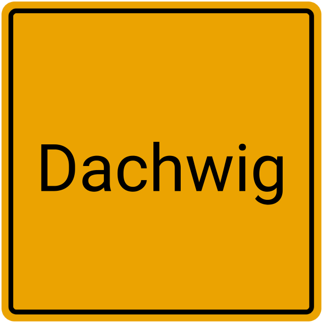 Meldebestätigung Dachwig