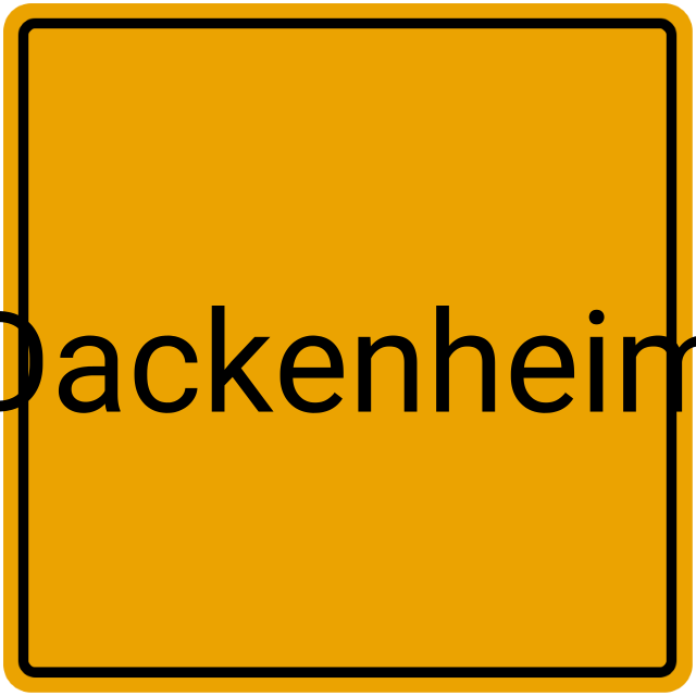 Meldebestätigung Dackenheim