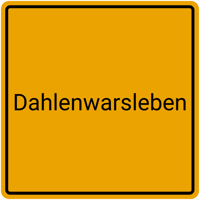 Meldebestätigung Dahlenwarsleben