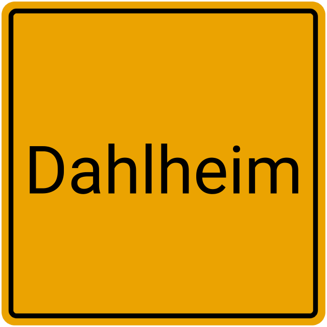 Meldebestätigung Dahlheim