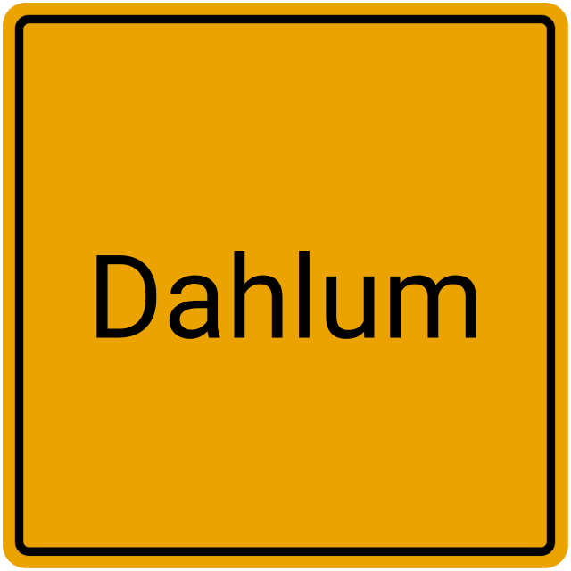 Meldebestätigung Dahlum