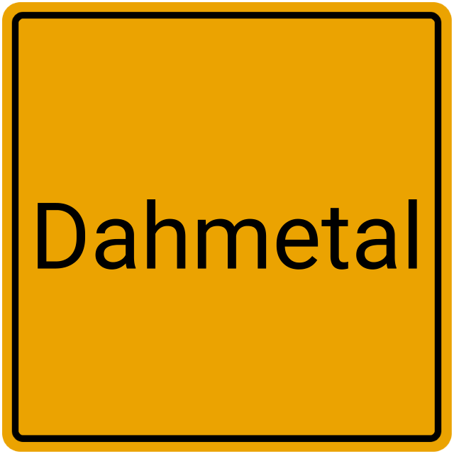 Meldebestätigung Dahmetal