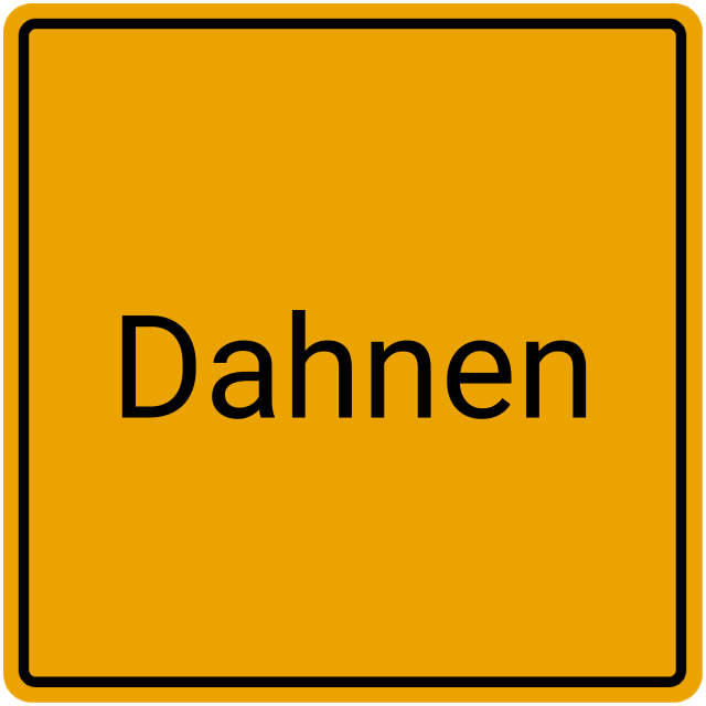 Meldebestätigung Dahnen