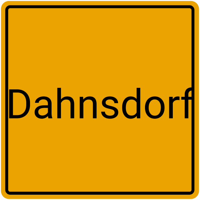 Meldebestätigung Dahnsdorf