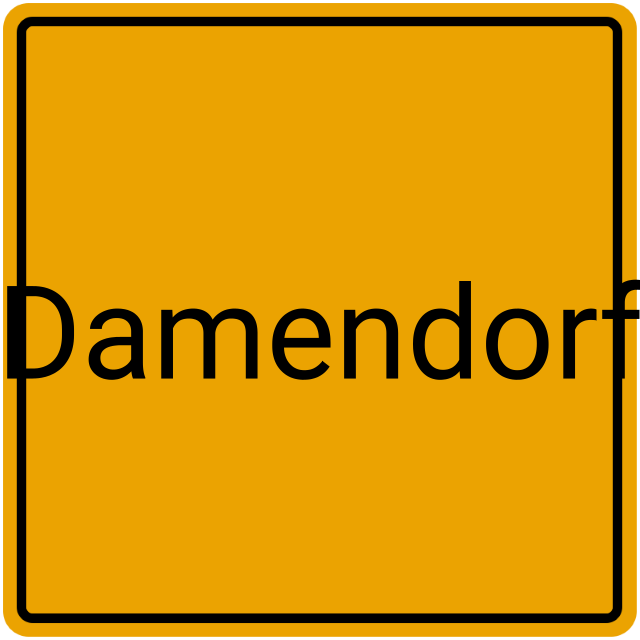 Meldebestätigung Damendorf