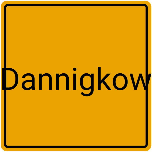 Meldebestätigung Dannigkow
