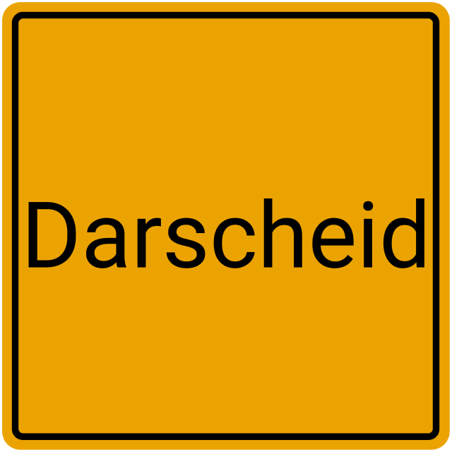 Meldebestätigung Darscheid