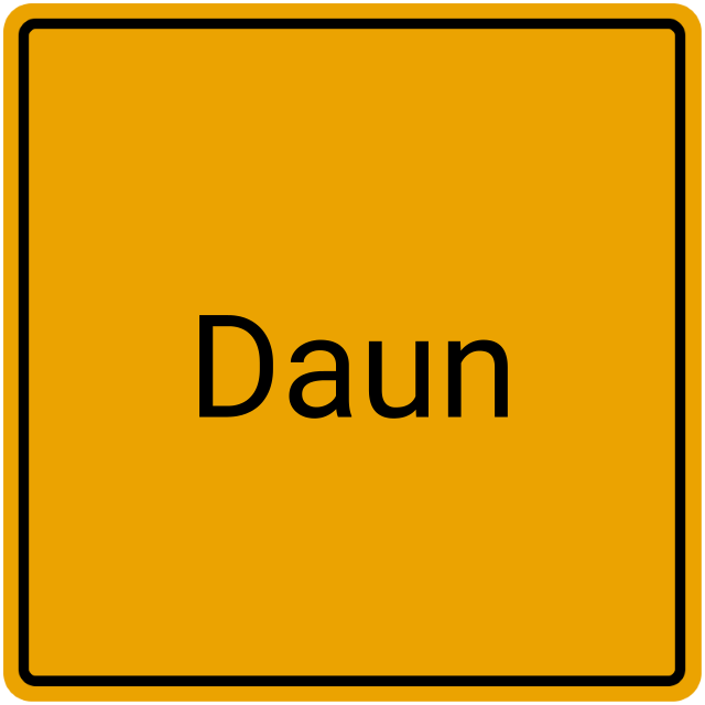 Meldebestätigung Daun