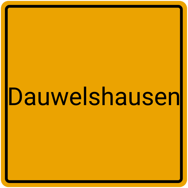 Meldebestätigung Dauwelshausen