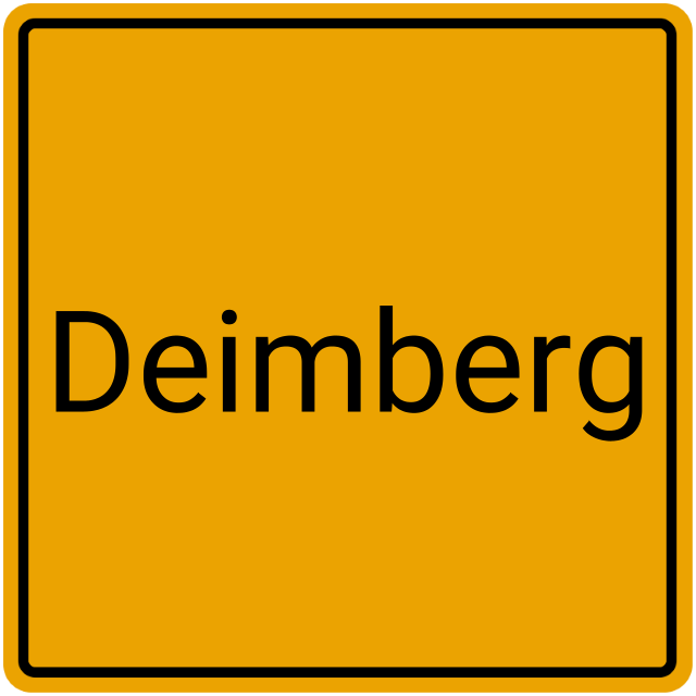 Meldebestätigung Deimberg