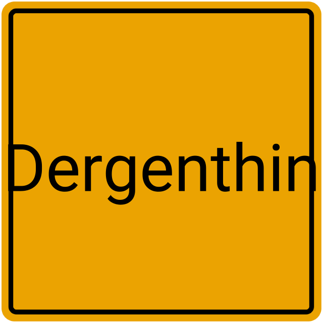 Meldebestätigung Dergenthin