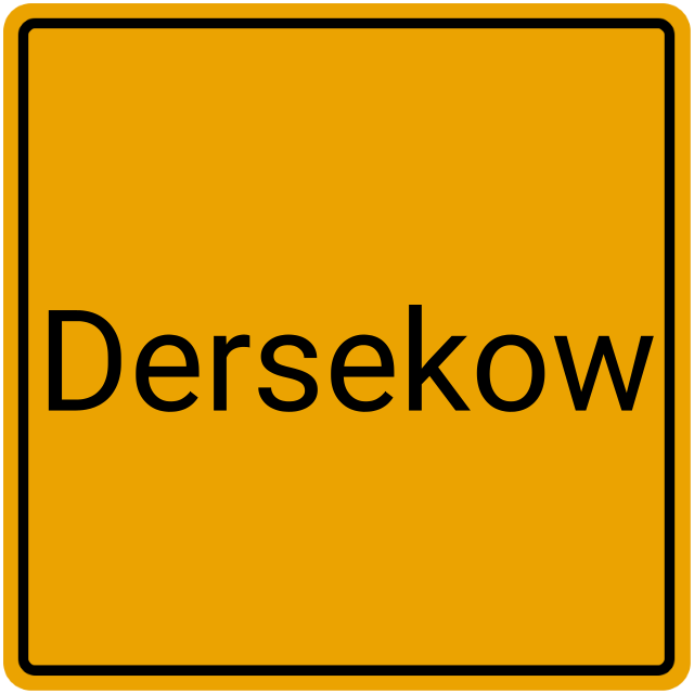 Meldebestätigung Dersekow