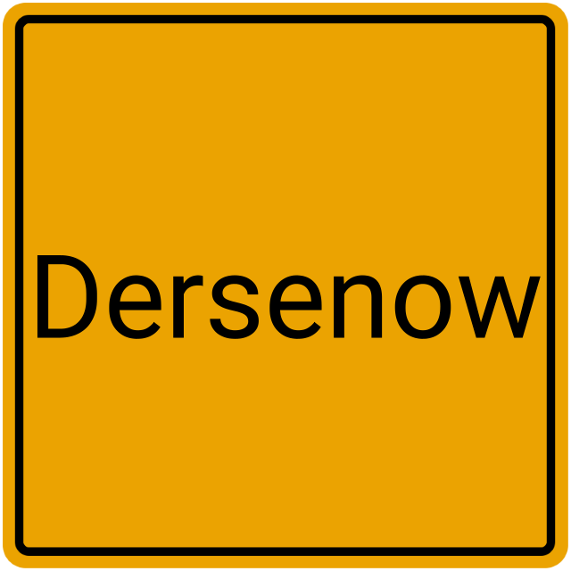 Meldebestätigung Dersenow