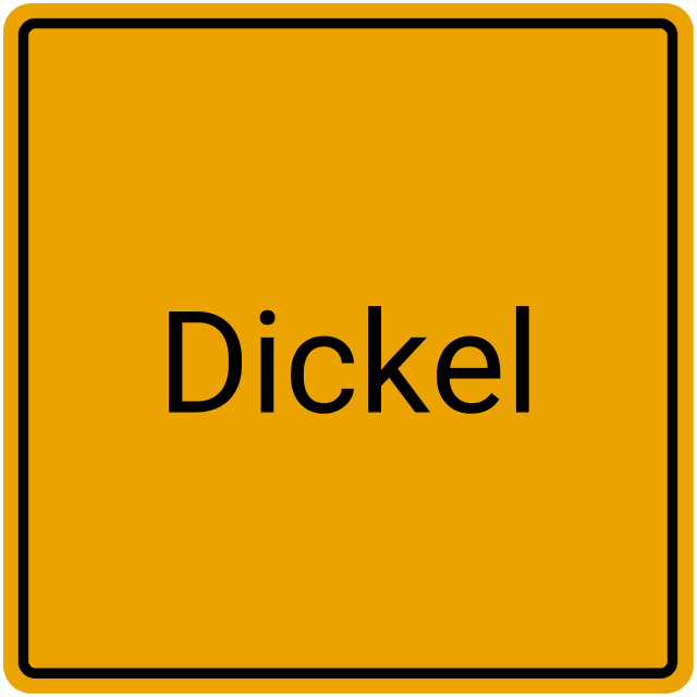 Meldebestätigung Dickel