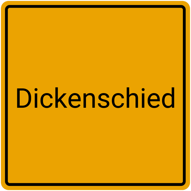 Meldebestätigung Dickenschied