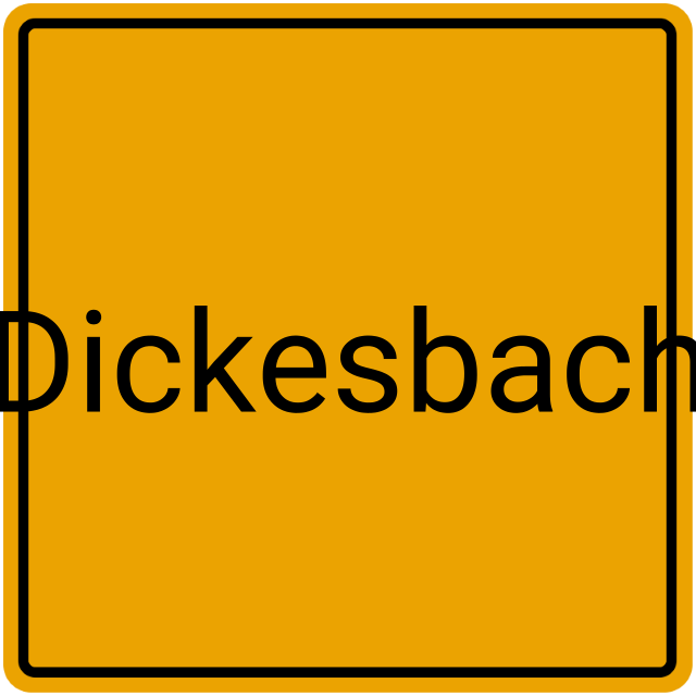 Meldebestätigung Dickesbach