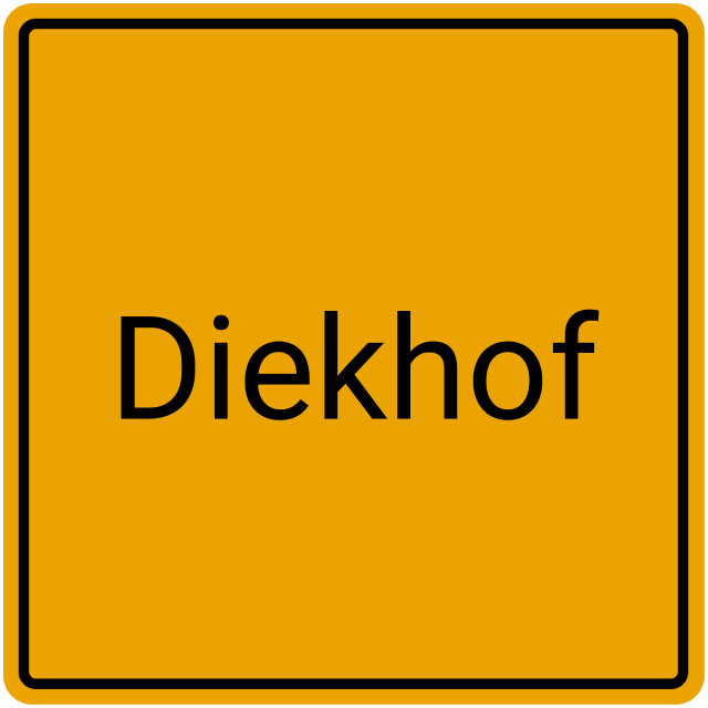 Meldebestätigung Diekhof