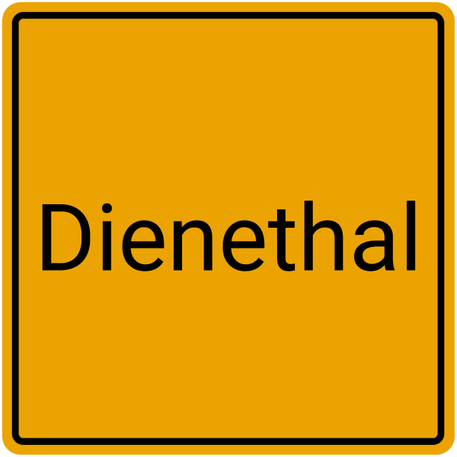 Meldebestätigung Dienethal