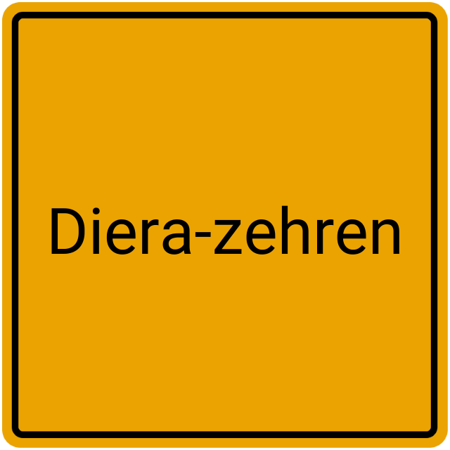 Meldebestätigung Diera-Zehren