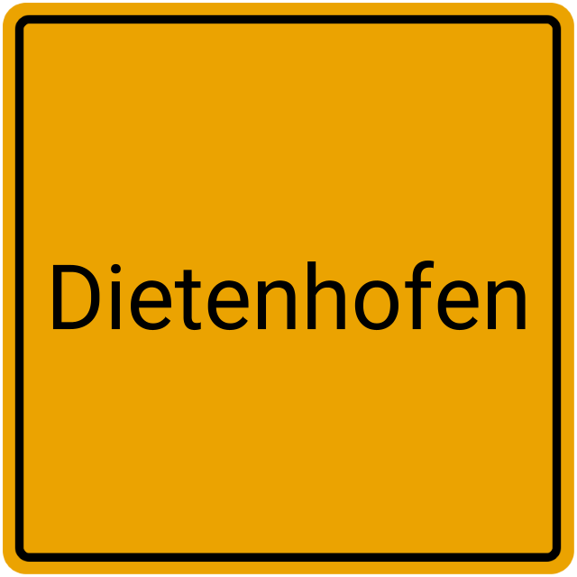 Meldebestätigung Dietenhofen