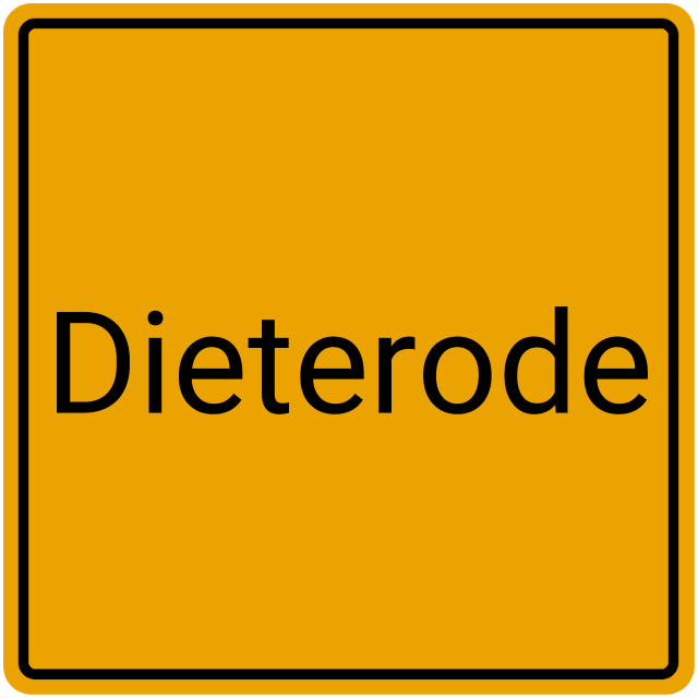 Meldebestätigung Dieterode