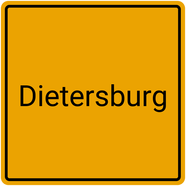 Meldebestätigung Dietersburg
