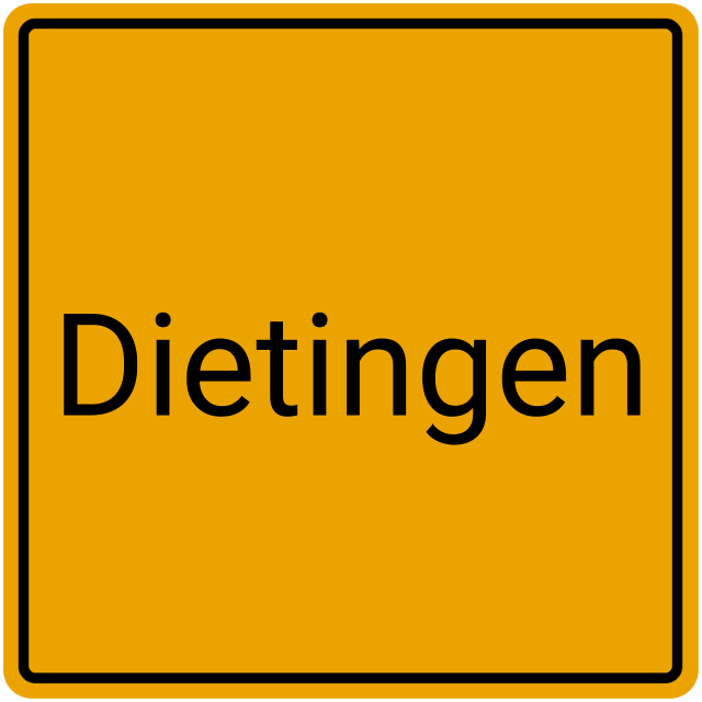 Meldebestätigung Dietingen