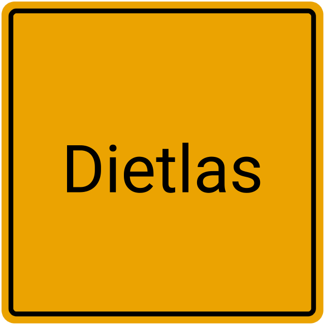 Meldebestätigung Dietlas