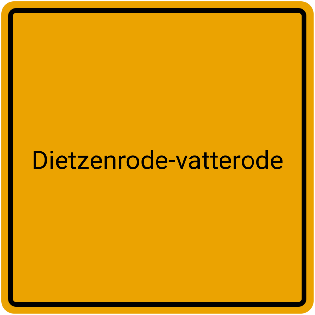 Meldebestätigung Dietzenrode-Vatterode