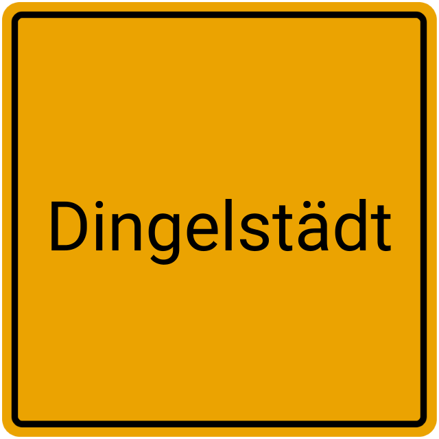 Meldebestätigung Dingelstädt