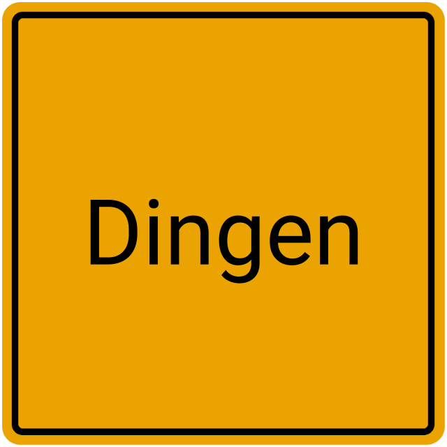 Meldebestätigung Dingen